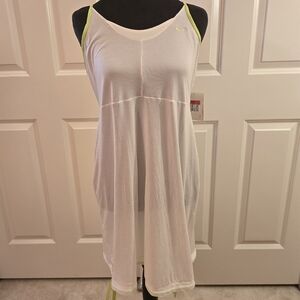 NWT Nike White Dress with Green Highlights